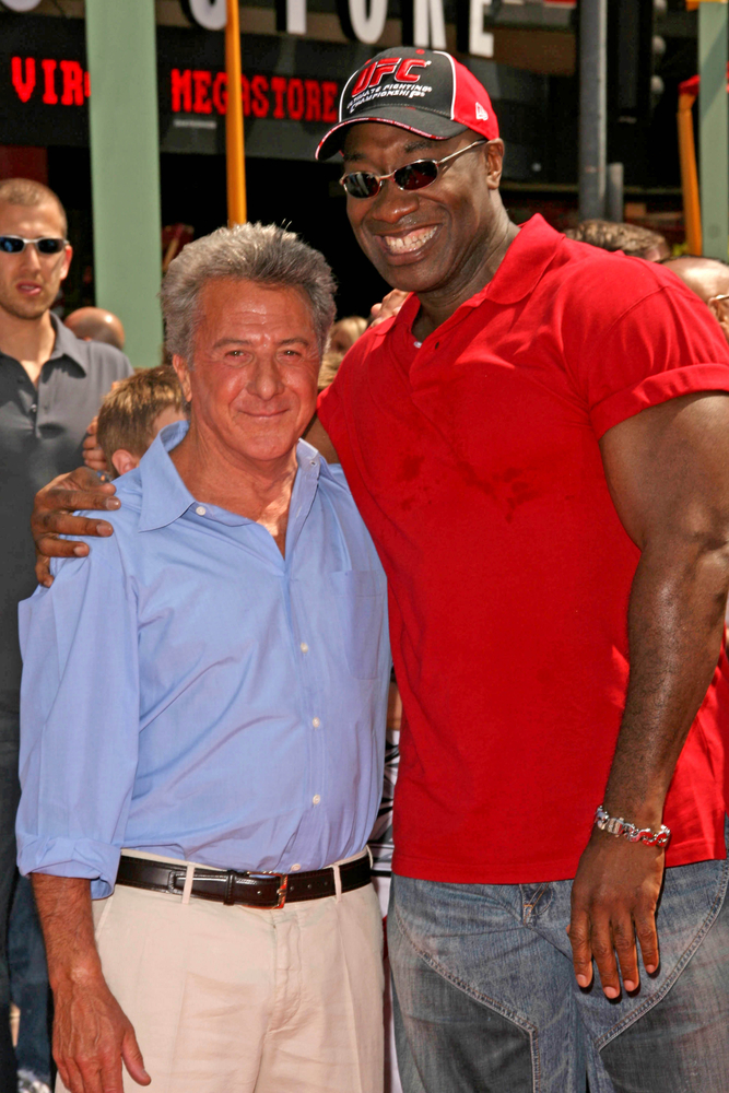 Michael Clarke Duncan i Dustin Hoffman na premierze