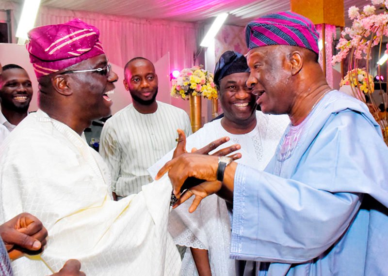 Agbaje (right) suffered heavy defeat in the Lagos State governorship election with Sanwo-Olu (left) emerging governor-elect