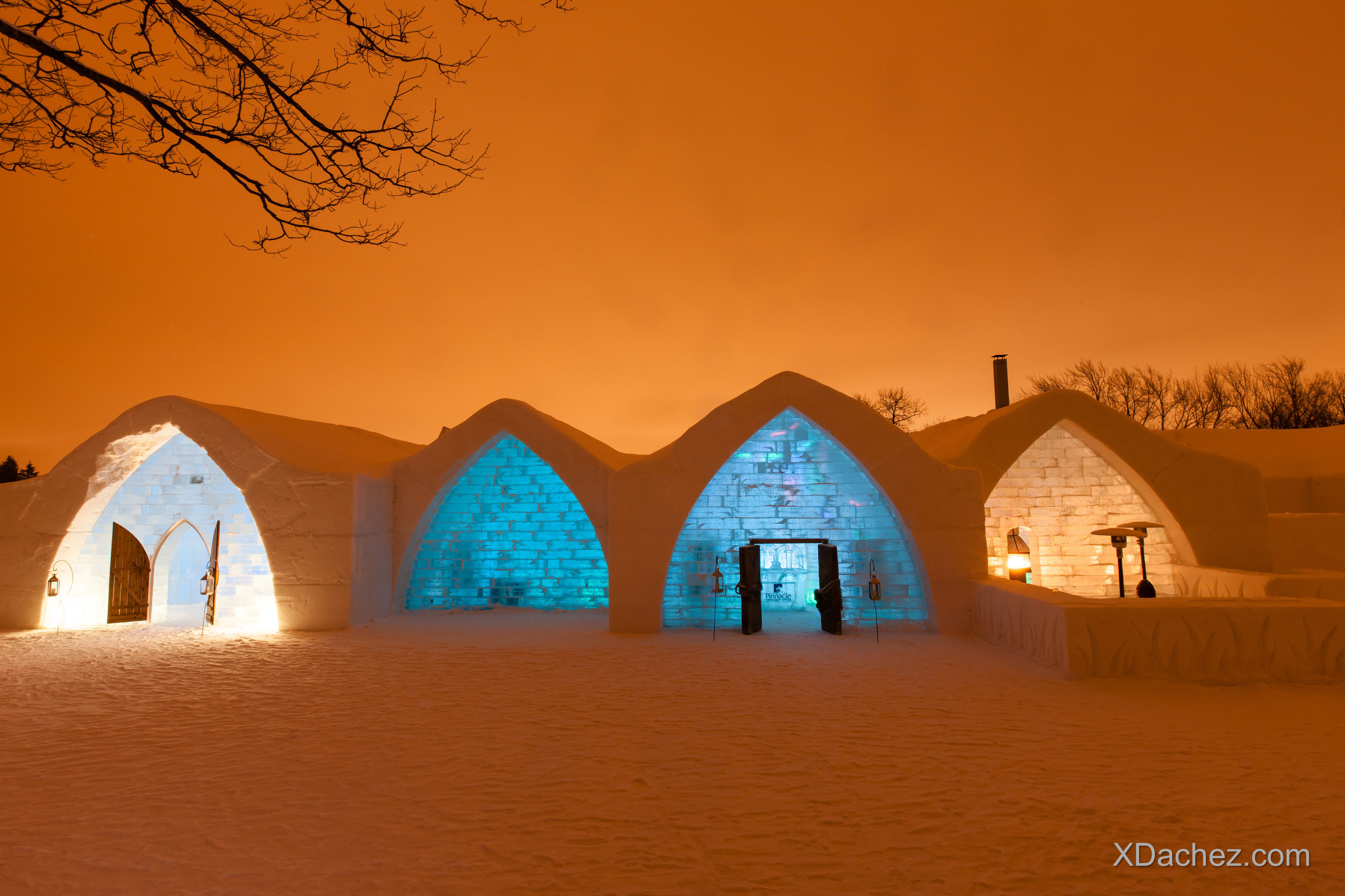 Hotel de Glace - niezwykły hotel z lodu