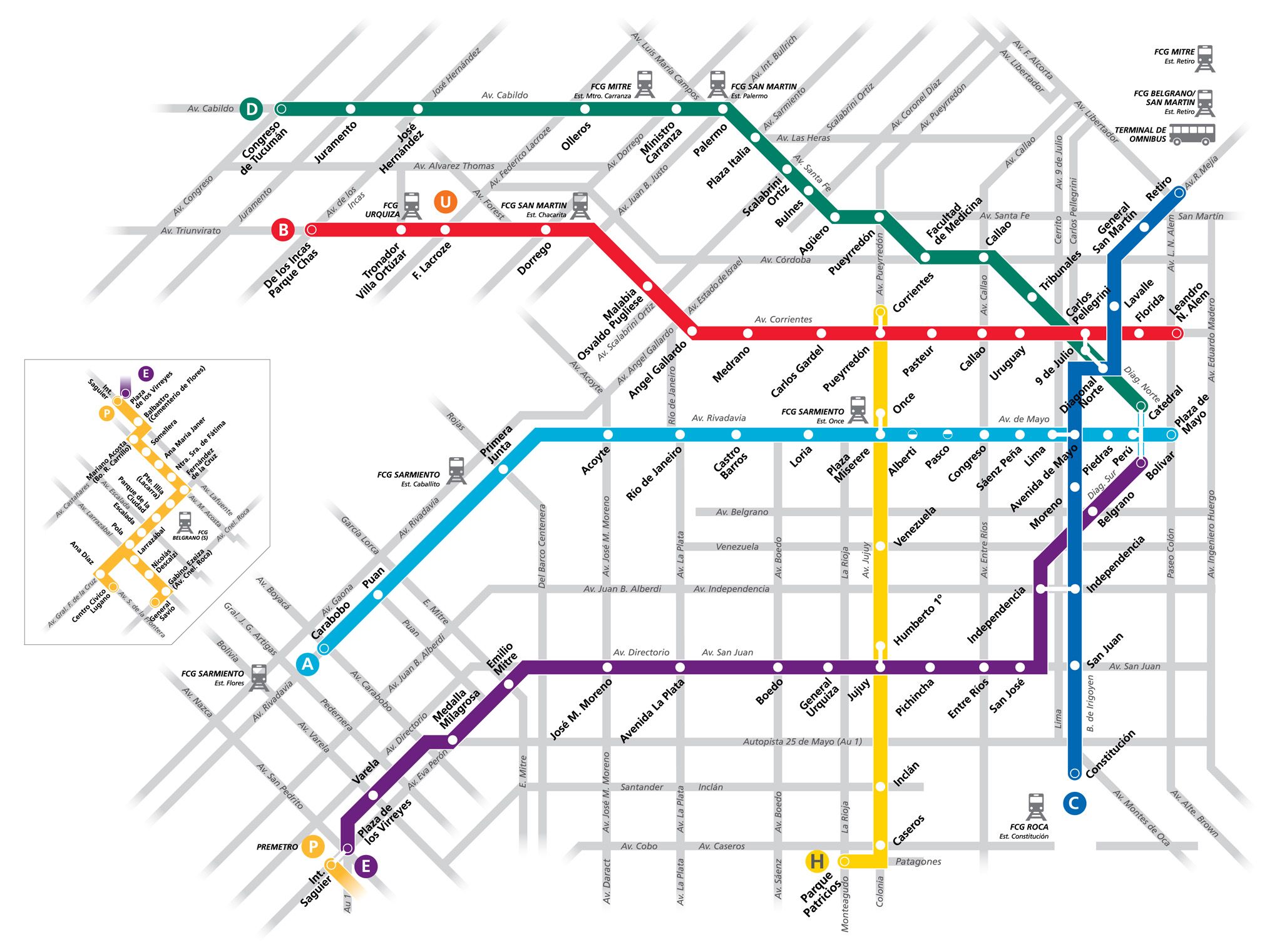 Metro w Buenos Aires