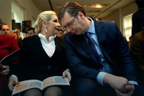 Zorana Mihajlović i Aleksandar Vučić