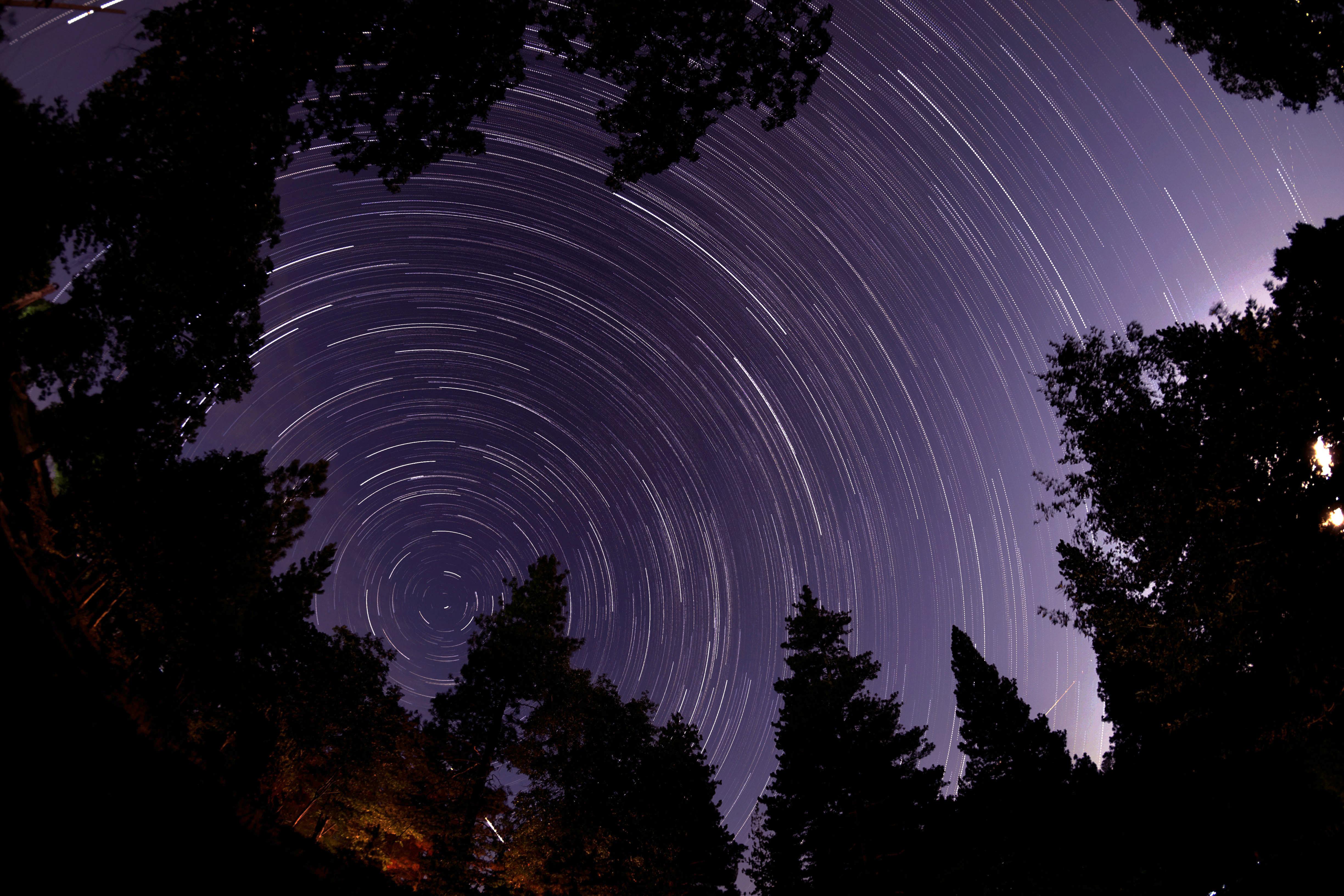 Star Trails In California