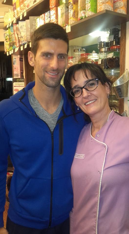 Svetlana Vuksanović i Novak Đoković
