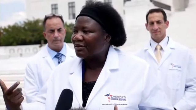 Nigerian-trained U.S-based doctor, Stella Immanuel. [BBC]