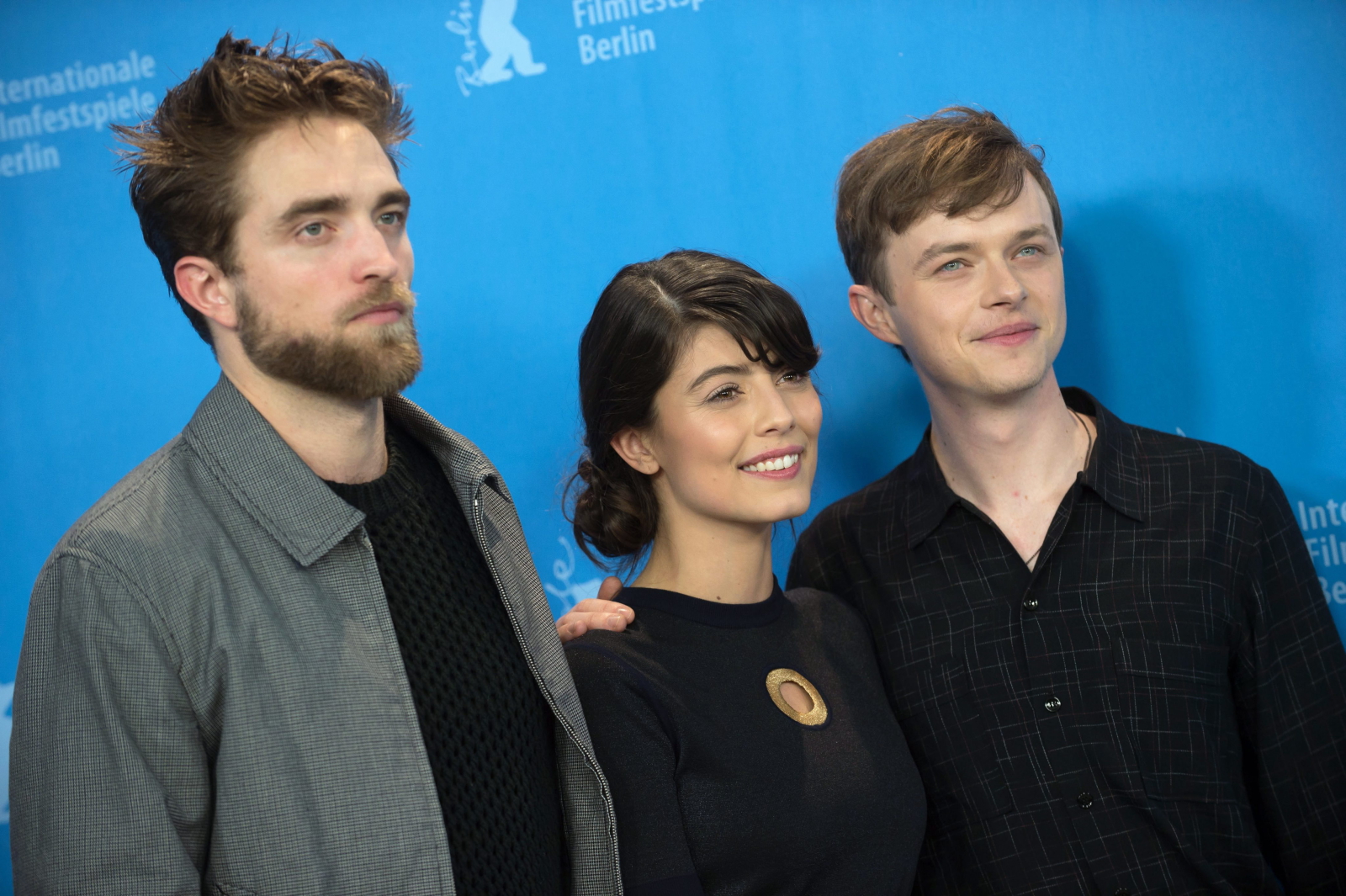 Robert Pattinson, Alessandra Mastronardi i Dane DeHaan na konferencji po pokazie filmu