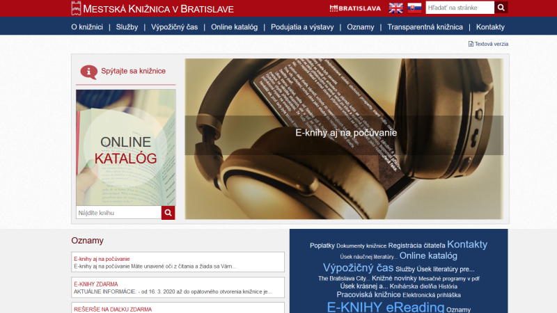 Knižnica v Bratislave ponúka e-knihy zadarmo, študentom spraví rešerš