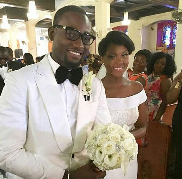 Gbenro And Osas at their famous wedding ceremony