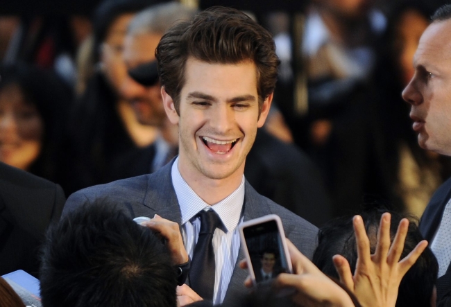 Andrew Garfield na premierze