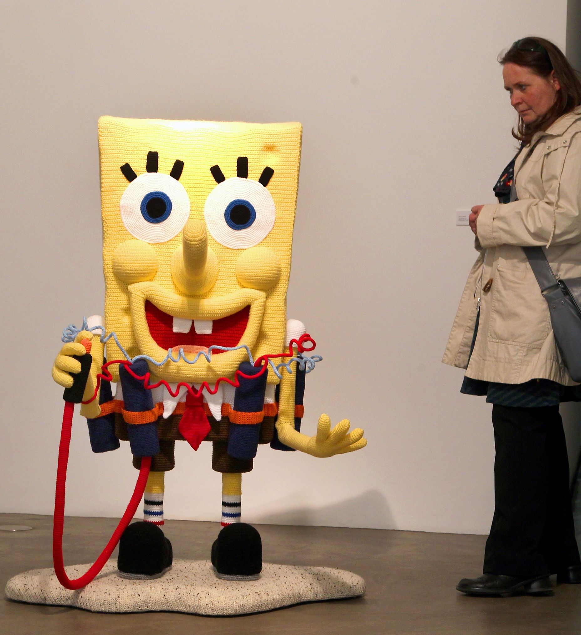 Sponge Bob przepasany dynamitem