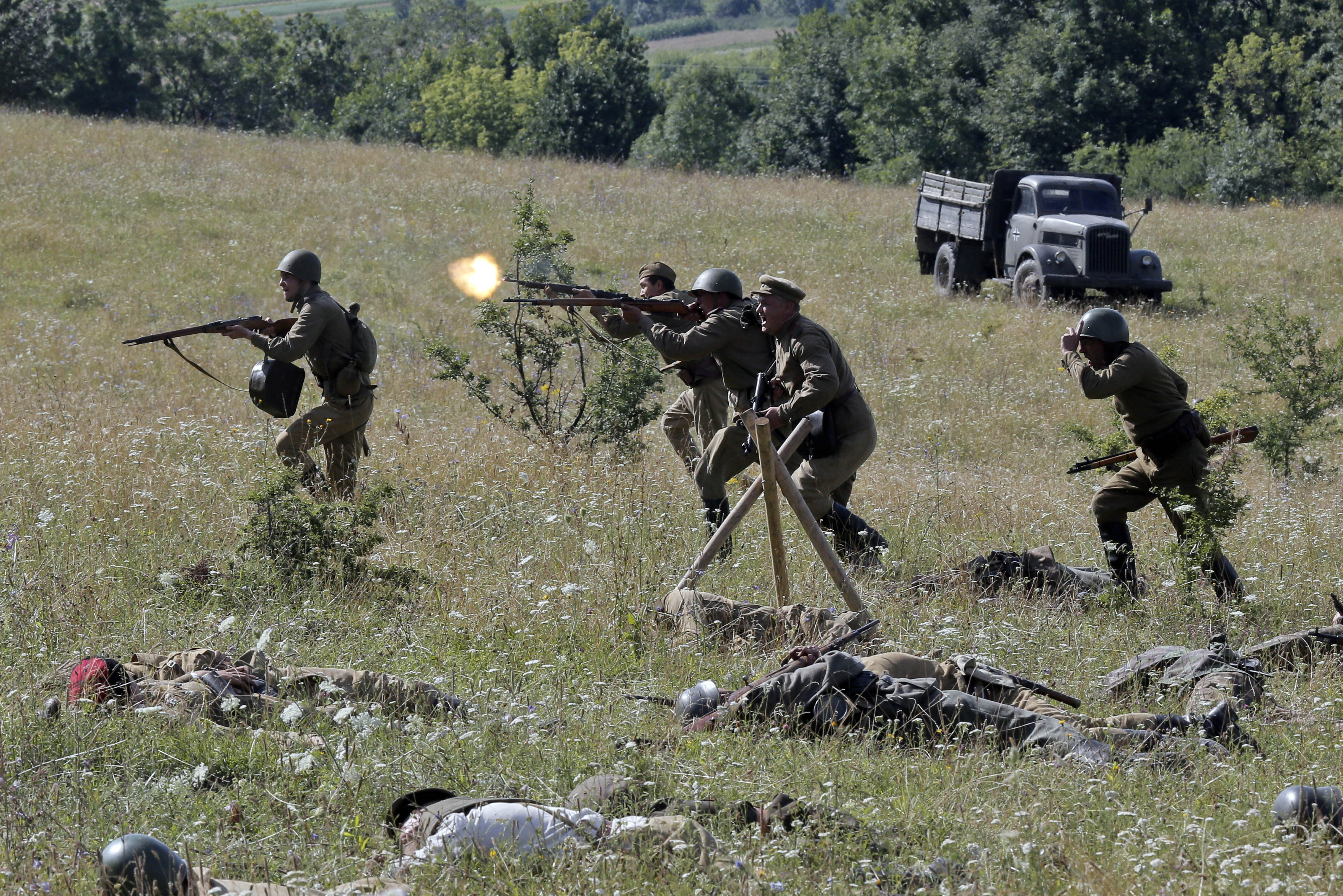 Ukraińskie grupy rekonstrukcyjne przypominają o SS-Galizien