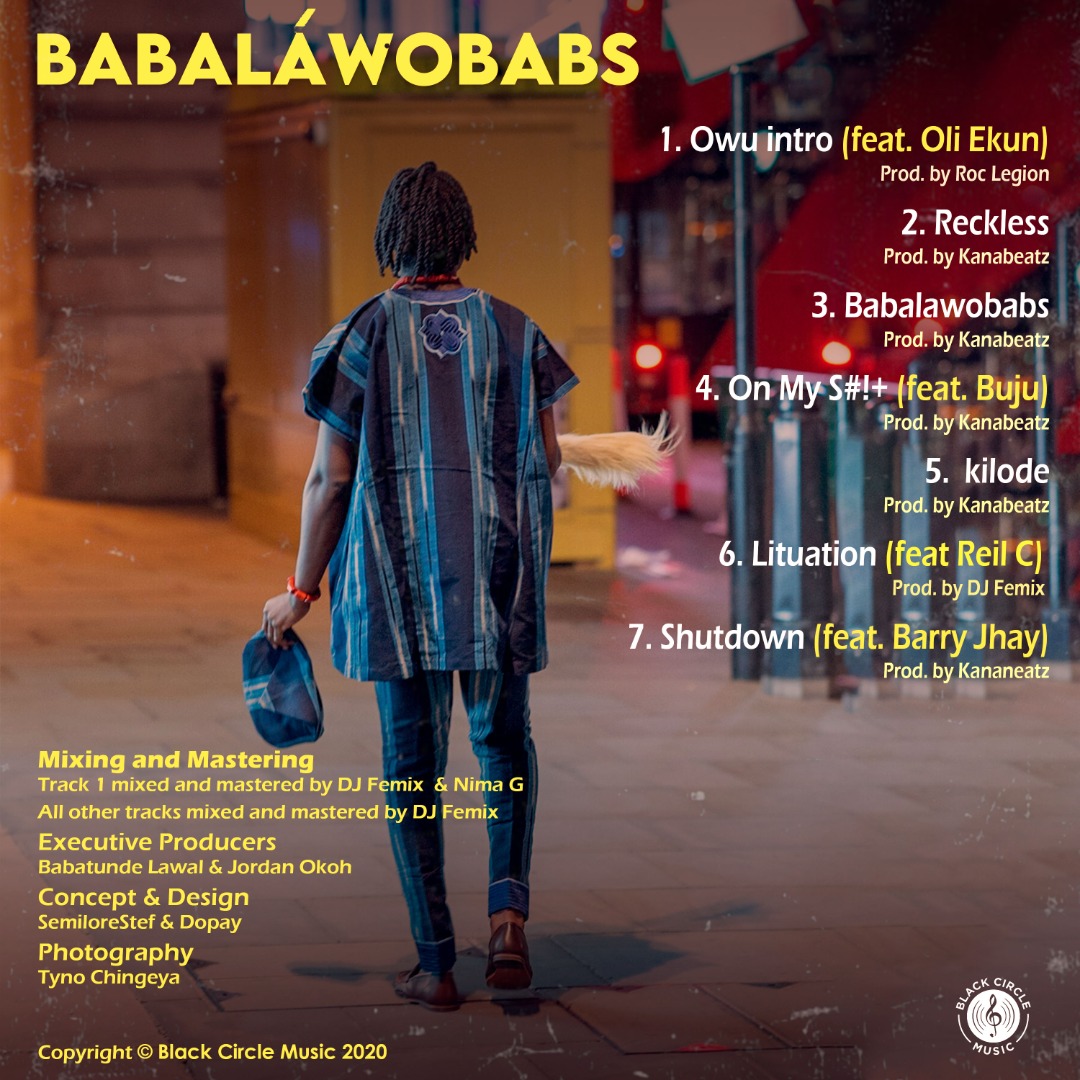 Nigerian Hip Hop sensation, BABS announces track list ahead of EP release