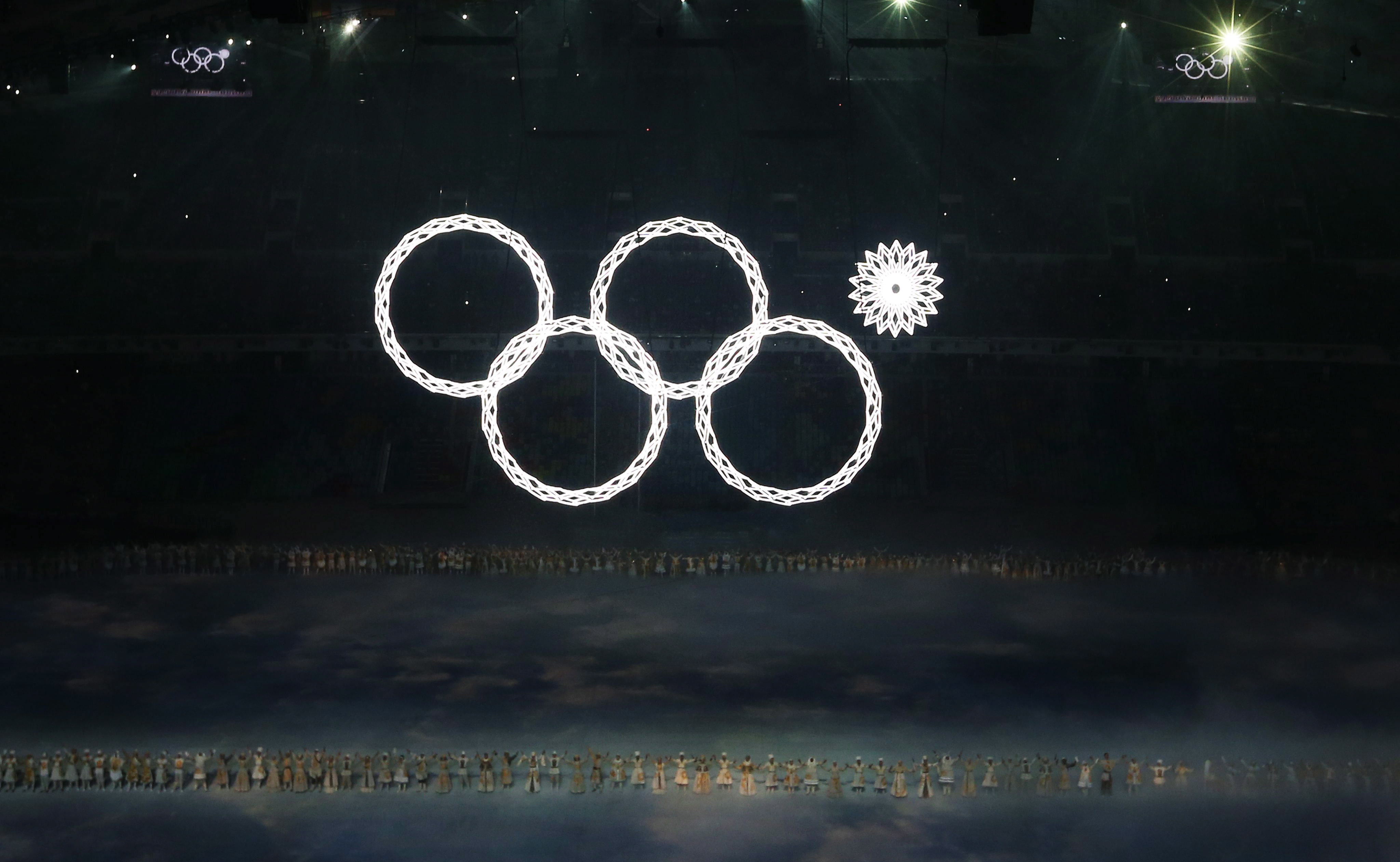 Wpadka podczas ceremoni otwarcia igrzysk olimpijskich w Soczi