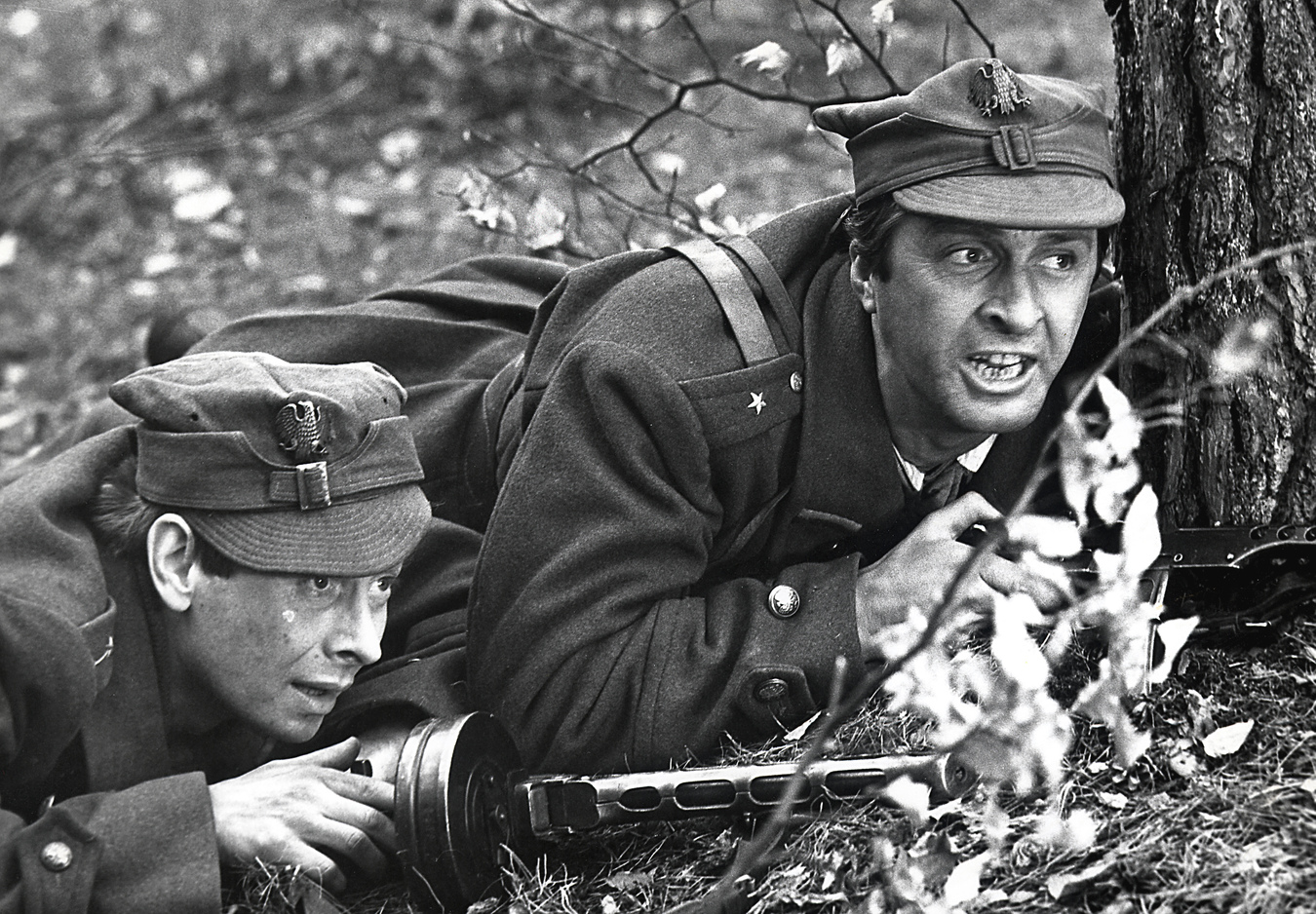Andrzej Kopiczyński na planie filmu