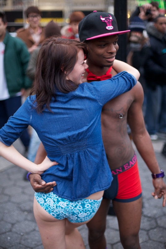 No Pants Subway Ride