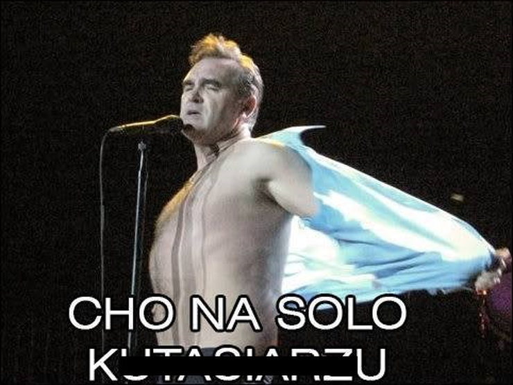 Memy z Morrisseyem po przerwanym koncercie
