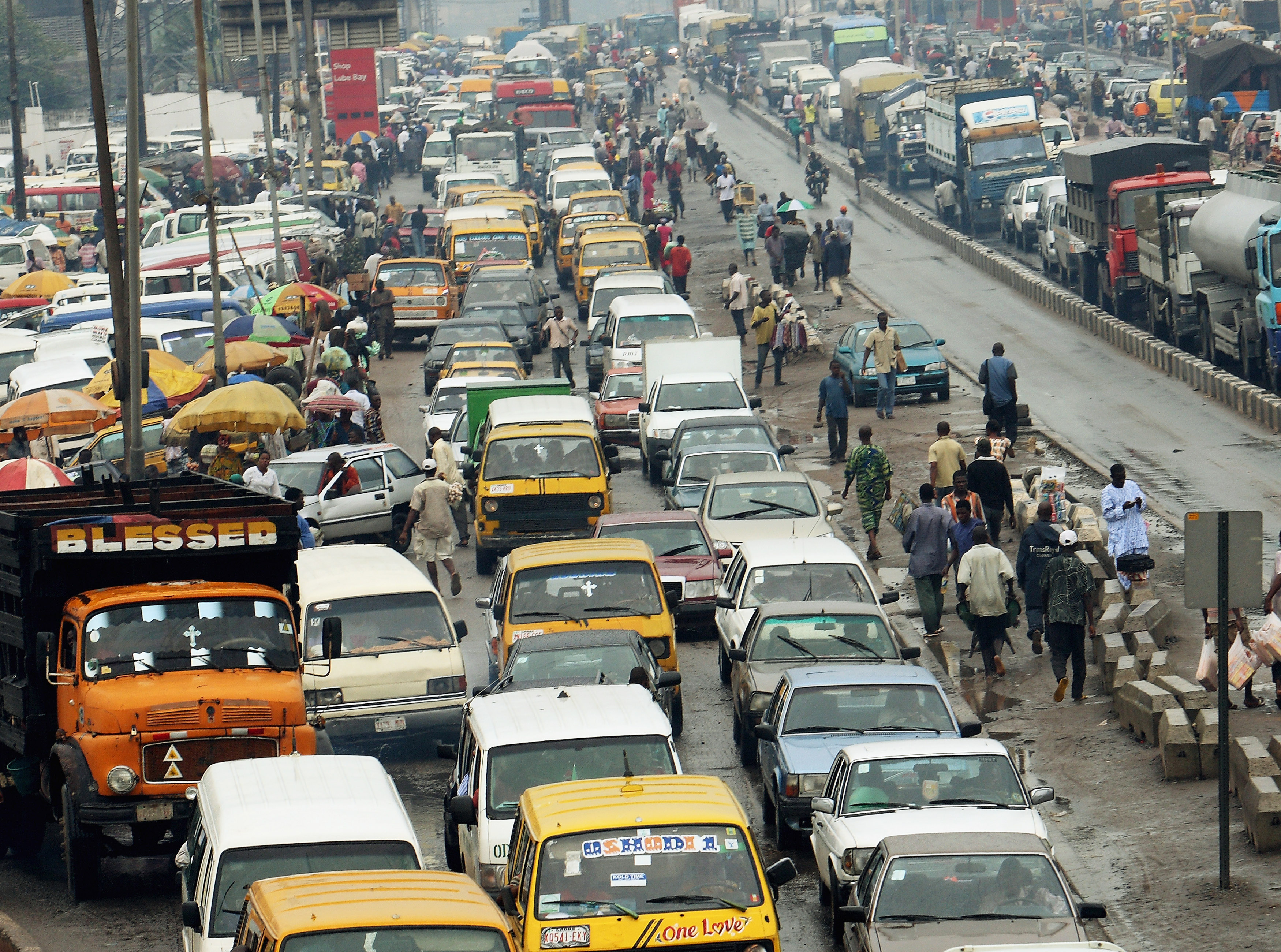 Lagos is unarguably known as a state, where employees are often stressed, burned out, and exhausted as a result of 'hellish traffic'. [BBC]