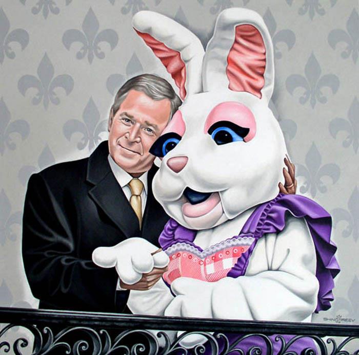 George_W_Bush tuli króliczka Rinat Shingareev