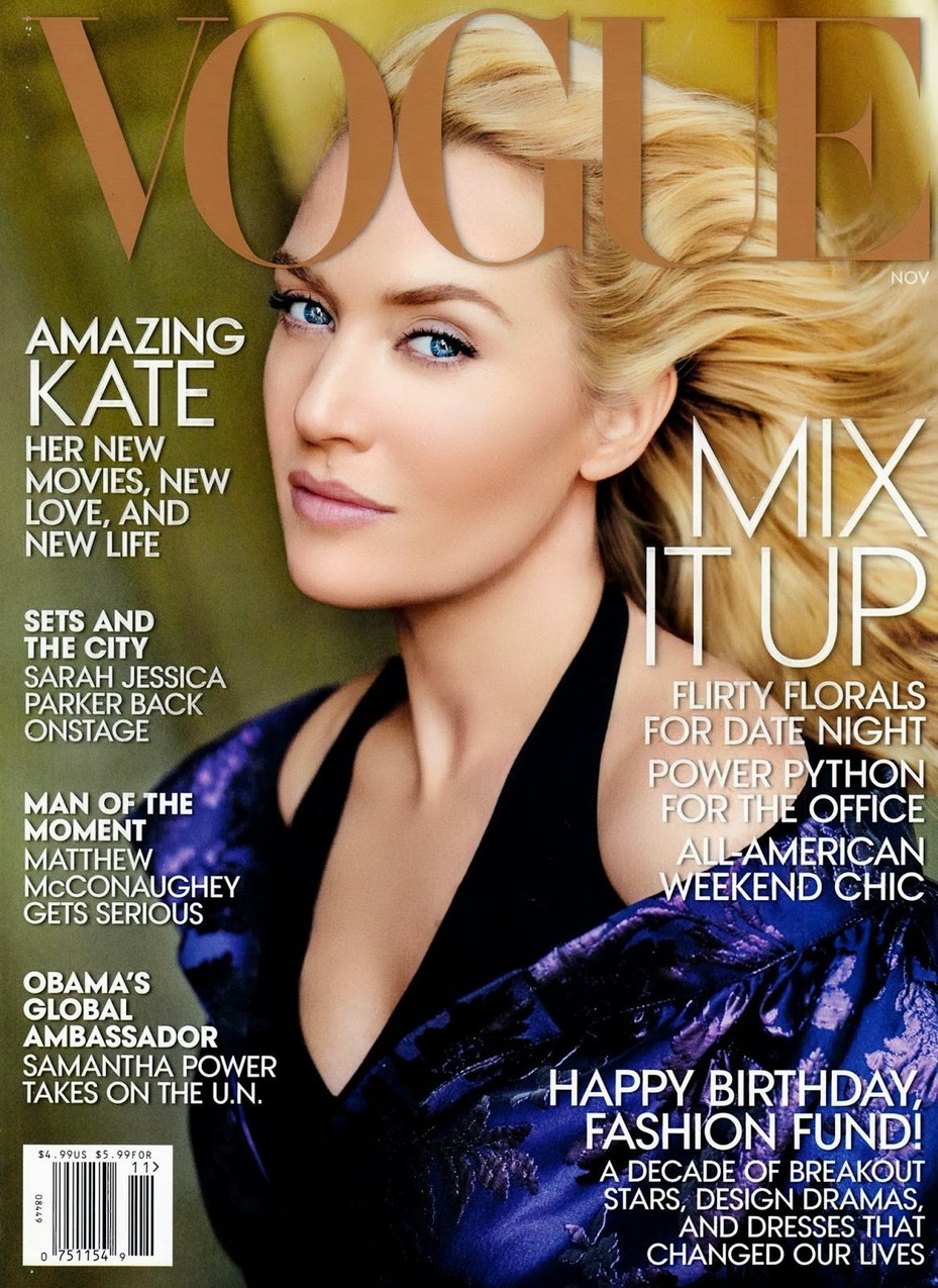 Kate Winslet na okładce Vouge'a