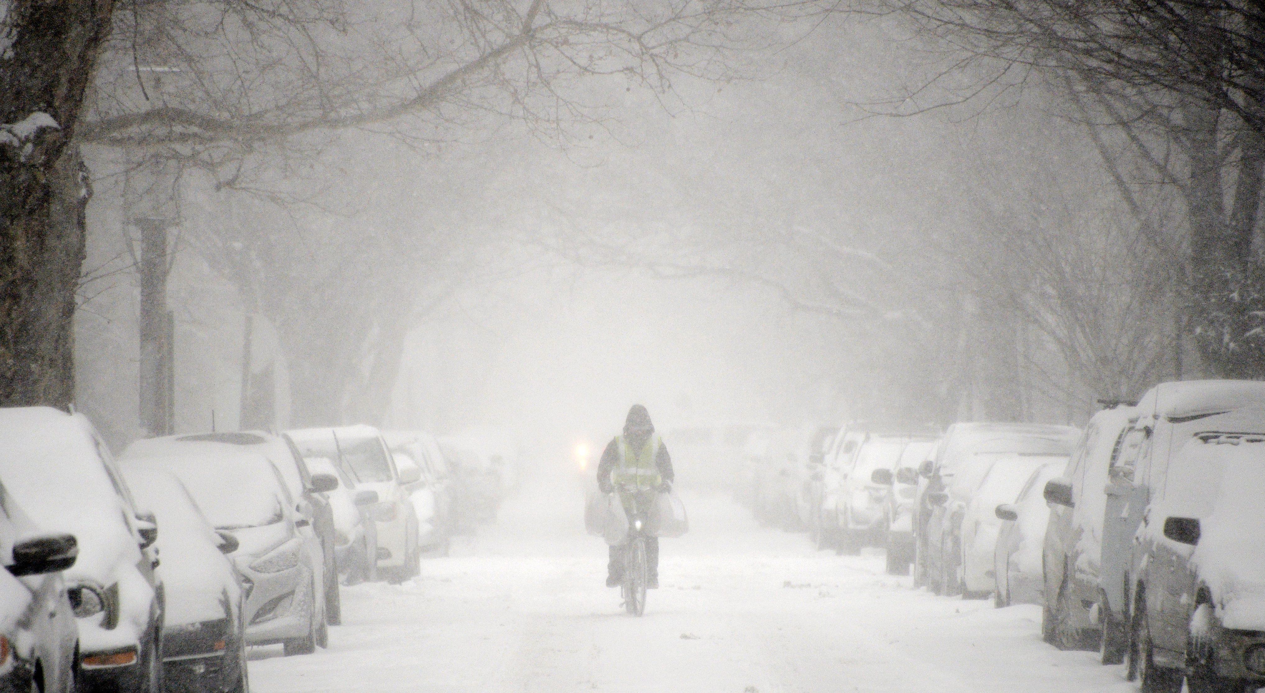 USA NEW YORK WINTER STORM