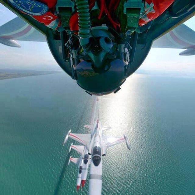 Selfie z odrzutowca