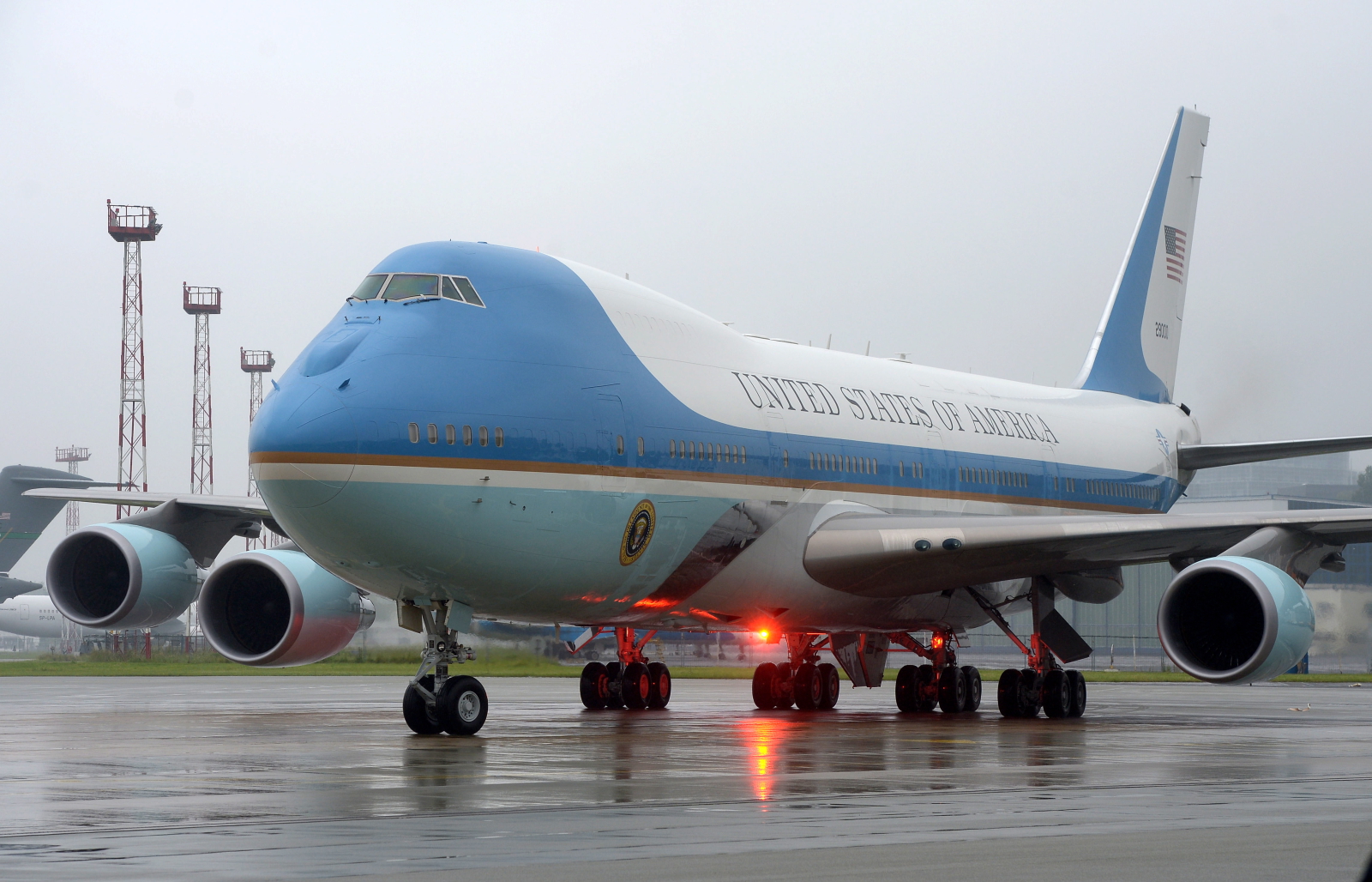 Barack Obama przyleciał na pokładzie swojego prezydenckiego samolotu Air Force One