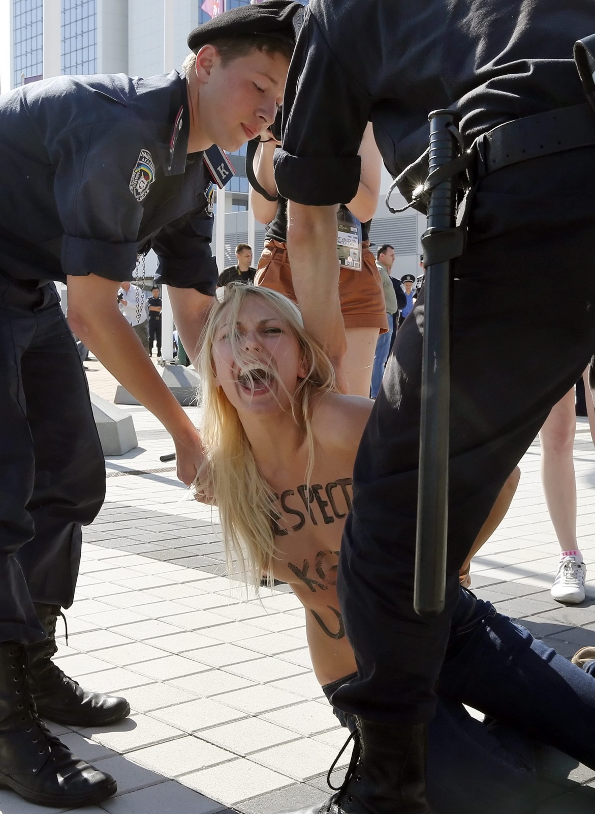 Femen protestuje przeciwko Euro 2012