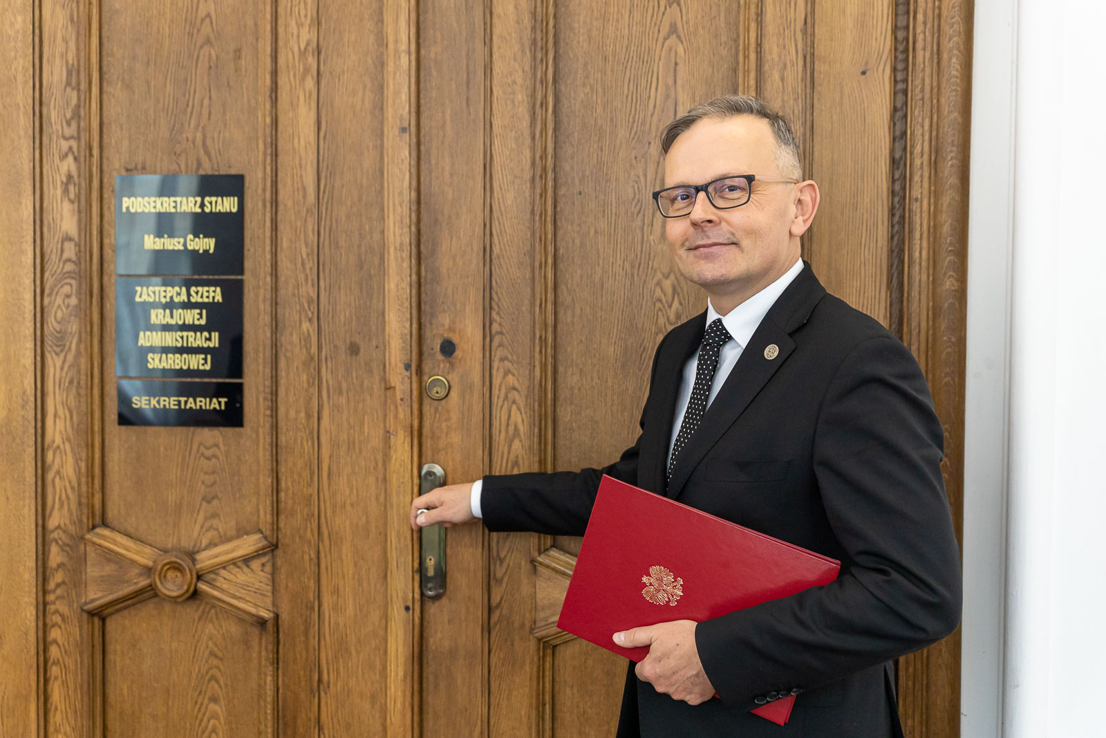Mariusz Gojny - dotychczasowy dyrektor IAS w Katowicach - awansowany na wiceszefa KAS