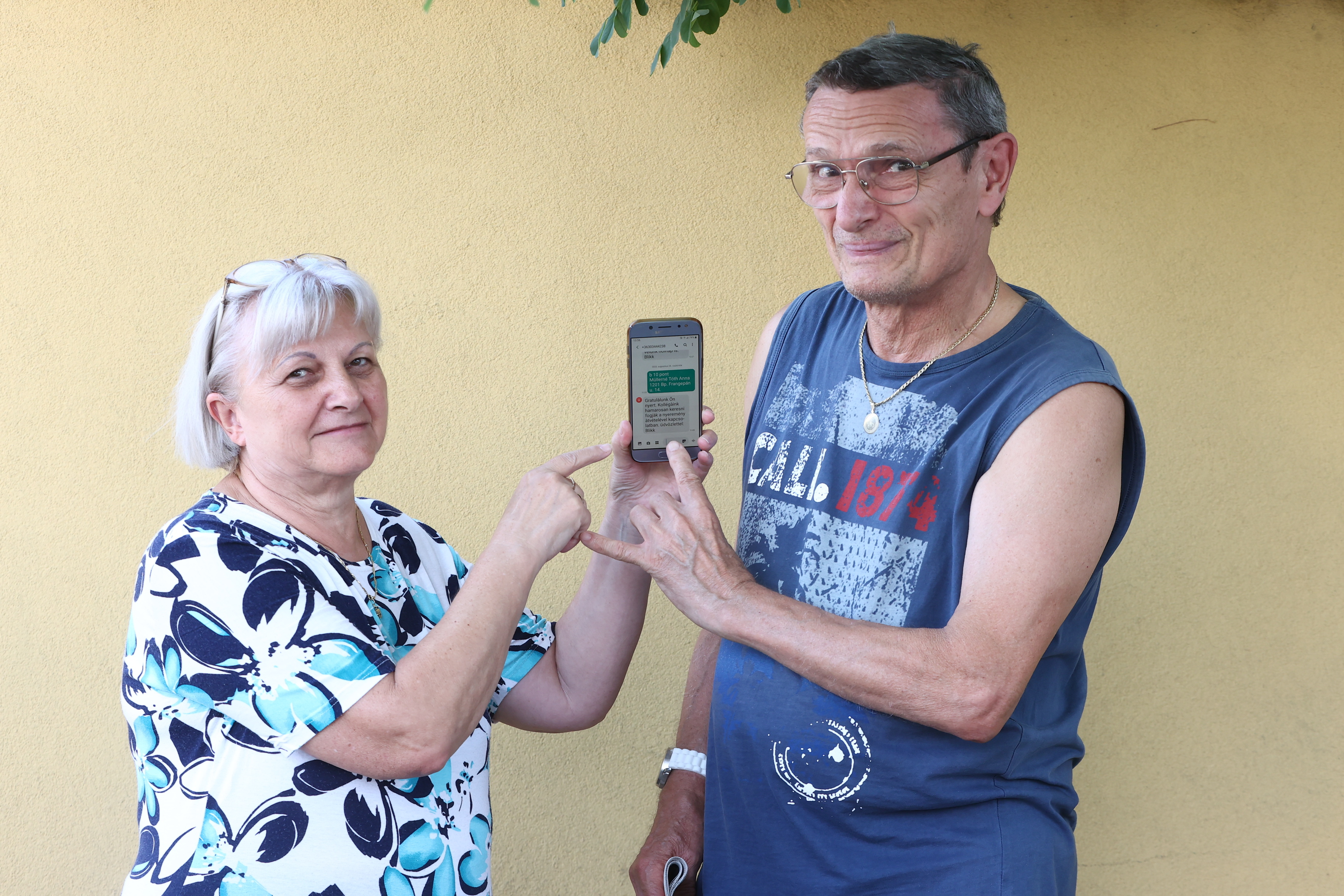 Blikk-nyertes: unokák hada kap ajándékot a 100 ezres nyereményből