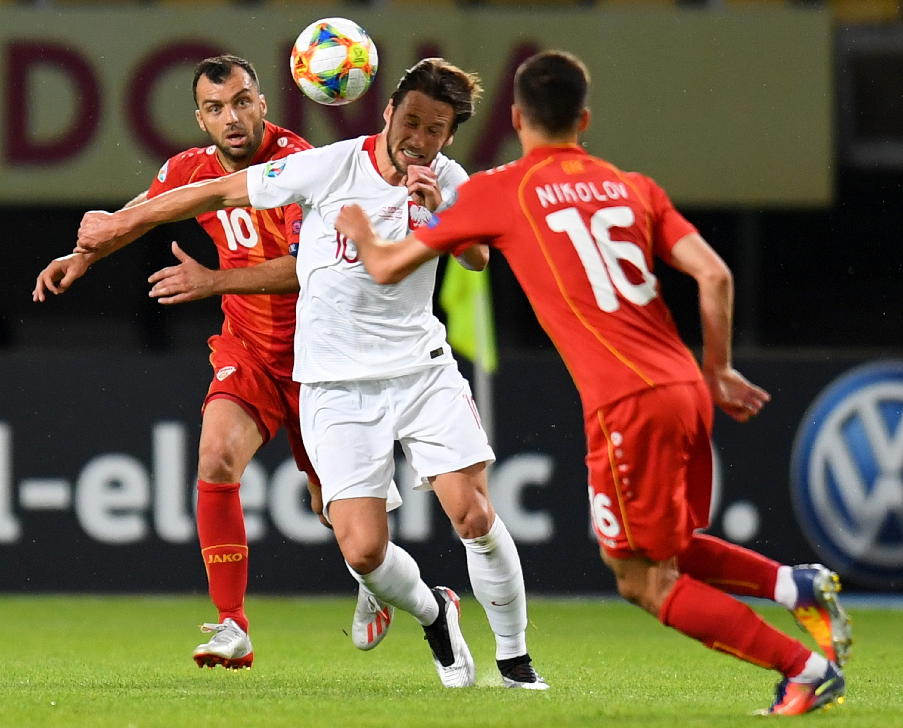 Grzegorz Krychowiak i Goran Pandev