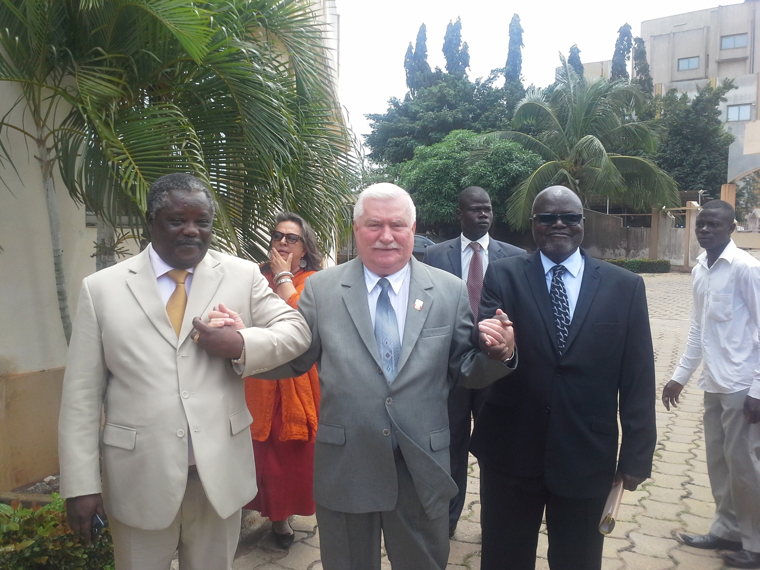 Lech Wałęsa w Togo