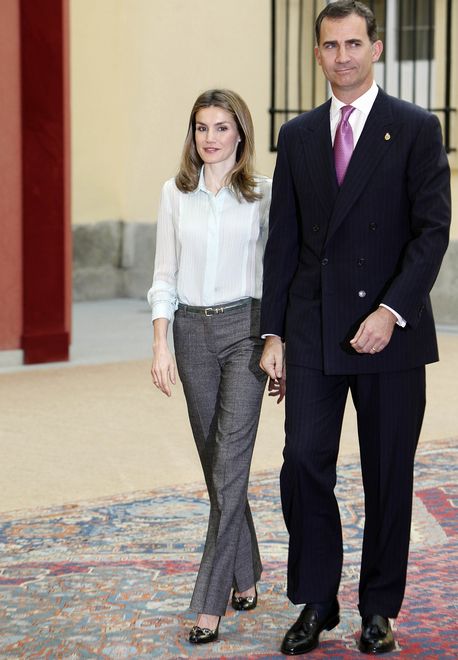 Księżna Letizia i książę Filip