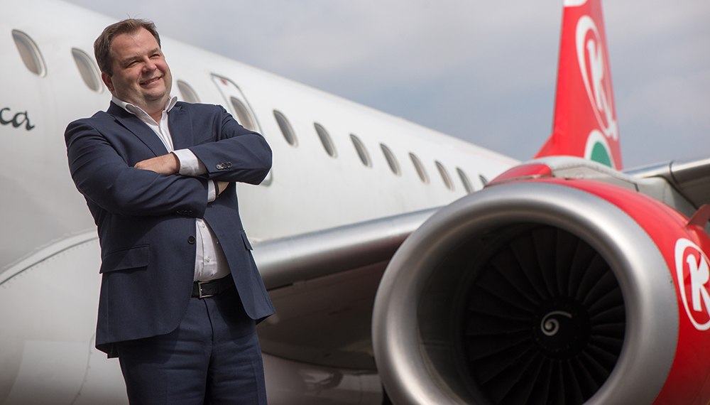 Kenya Airways CEO Sebastian Mikosz