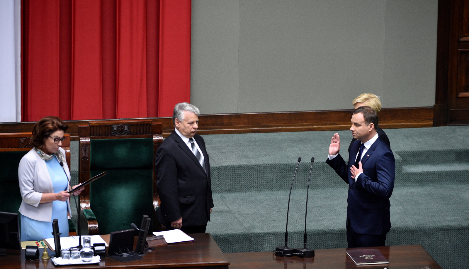 Prezydent Andrzej Duda składa przysięgę