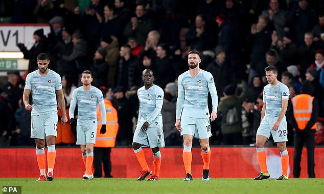 Chelsea suffered a shock home defeat to Bournemouth  [PA]