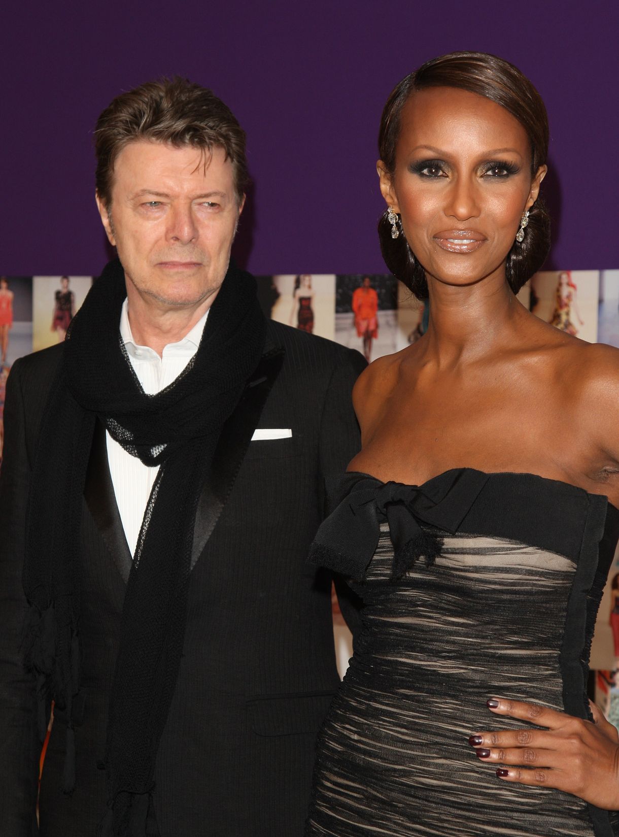 Długodystansowcy w Hollywood - Dawid Bowie z żoną Iman