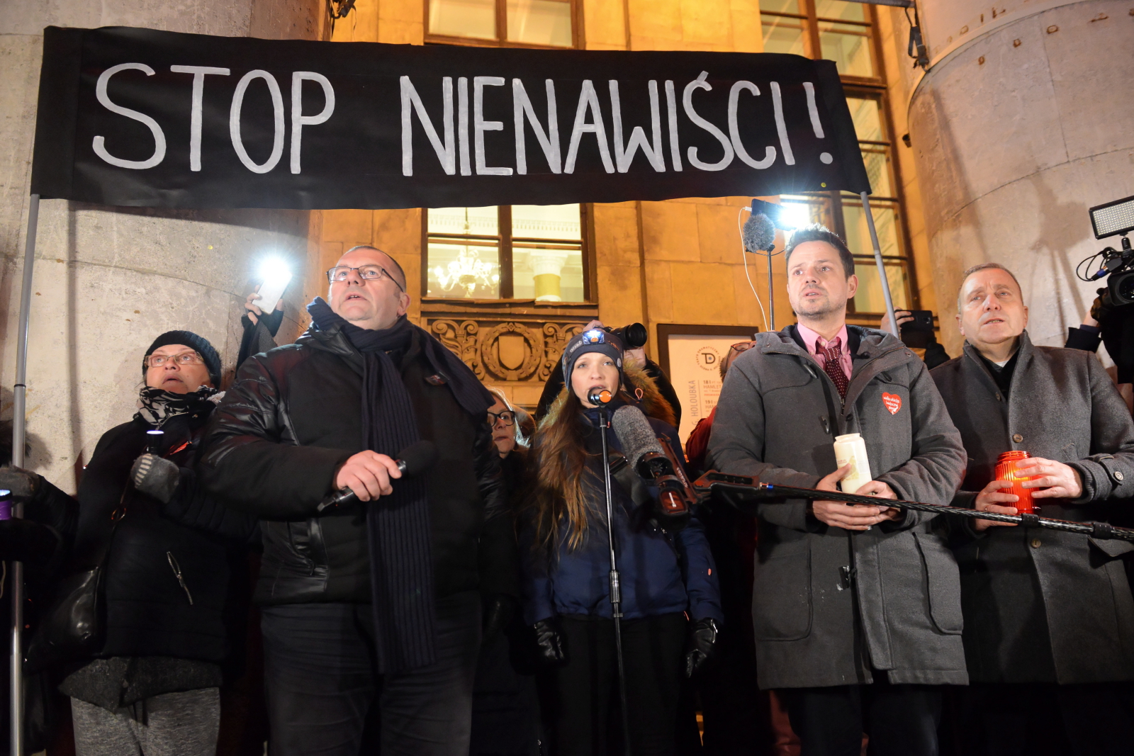 Wiec w Warszawie
