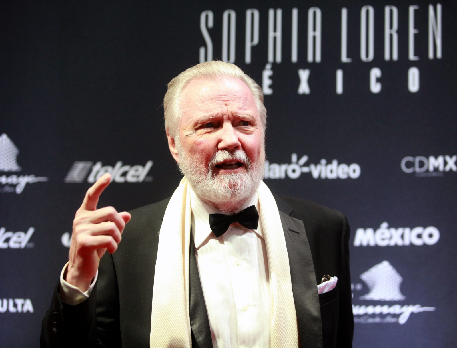 Jon Voight na 80-tych urodzinach Sophii Loren