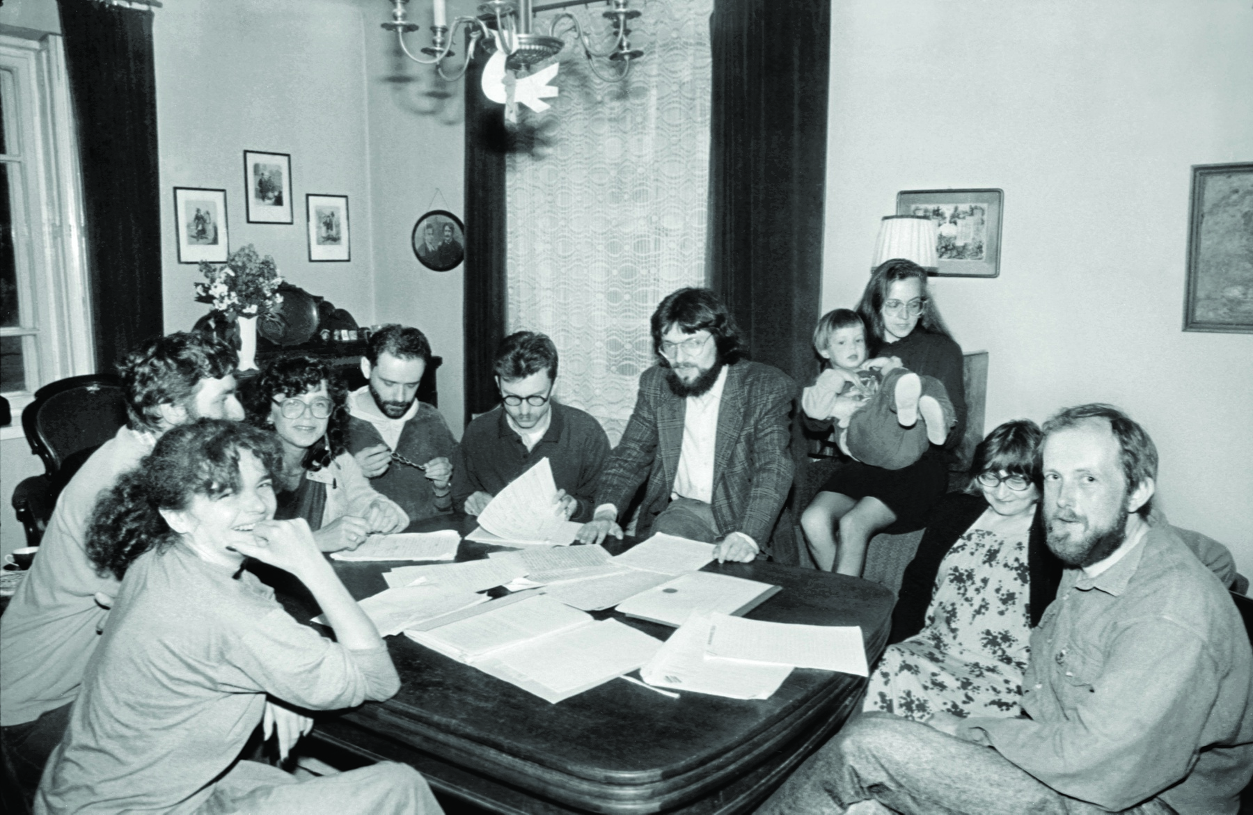 Ostatnie zebranie redakcyjne podziemnej „Karty”, Podkowa Leśna, 14 lipca 1990 r.