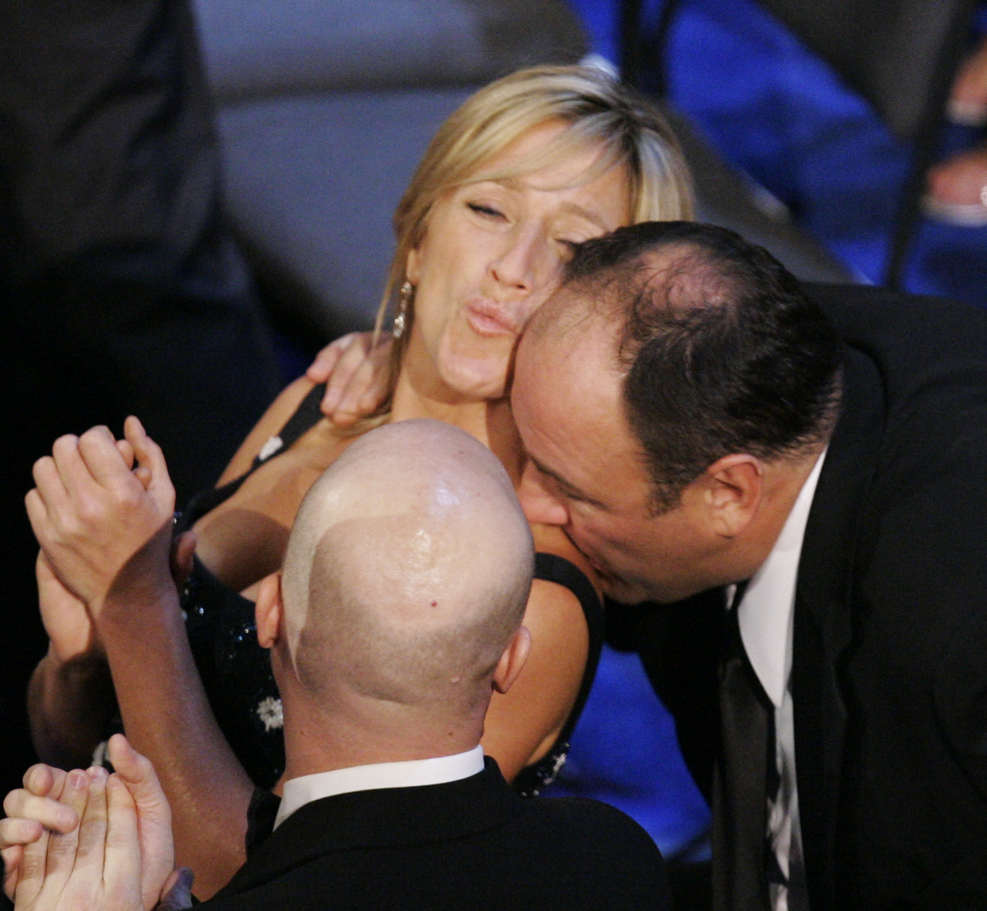 James Gandolfini i Edie Falco na gali Emmy w 2007 roku