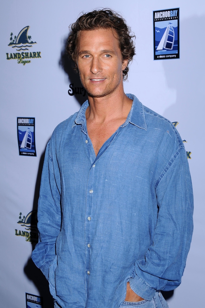 Matthew McConaughey na premierze filmu