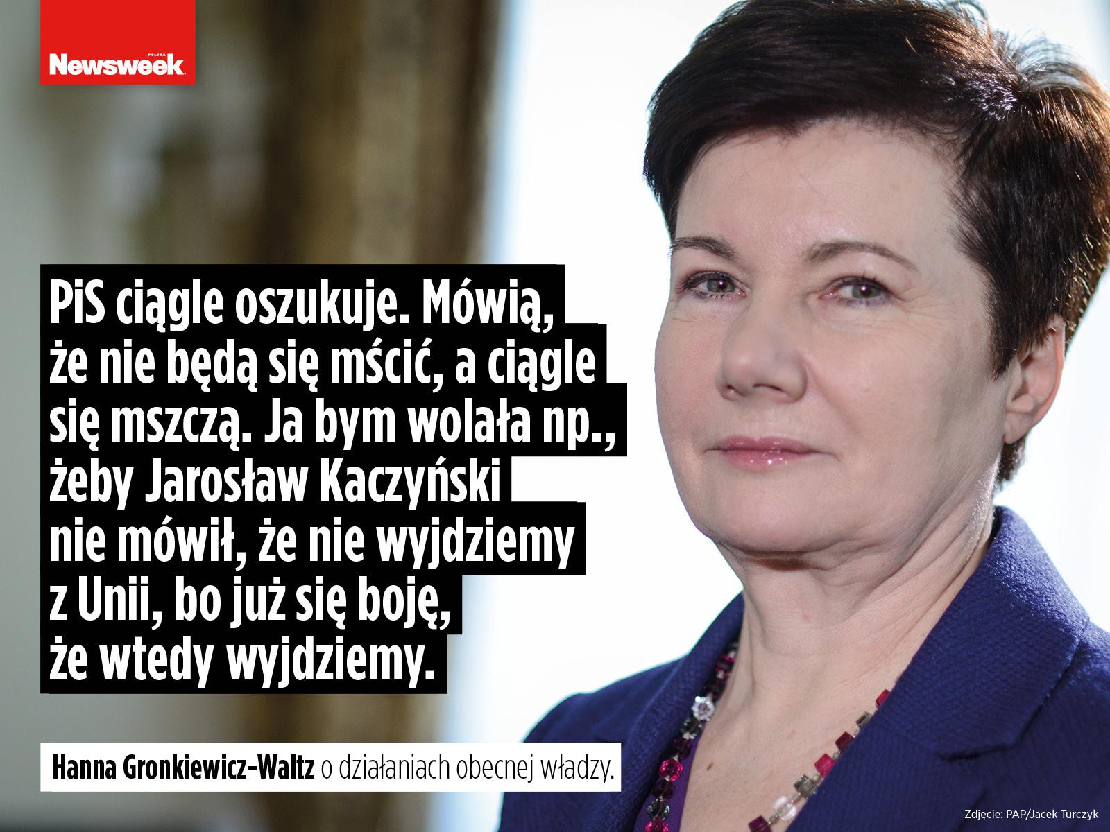 Hanna Gronkiewicz-Waltz Platforma Obywatelska PO polityka