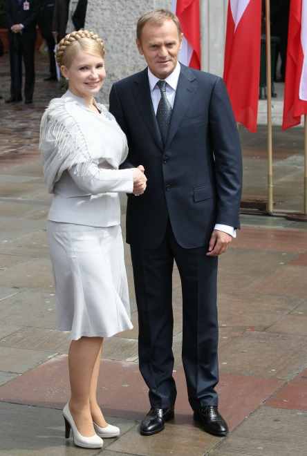 Julia Tymoszenko i premier Donald Tusk