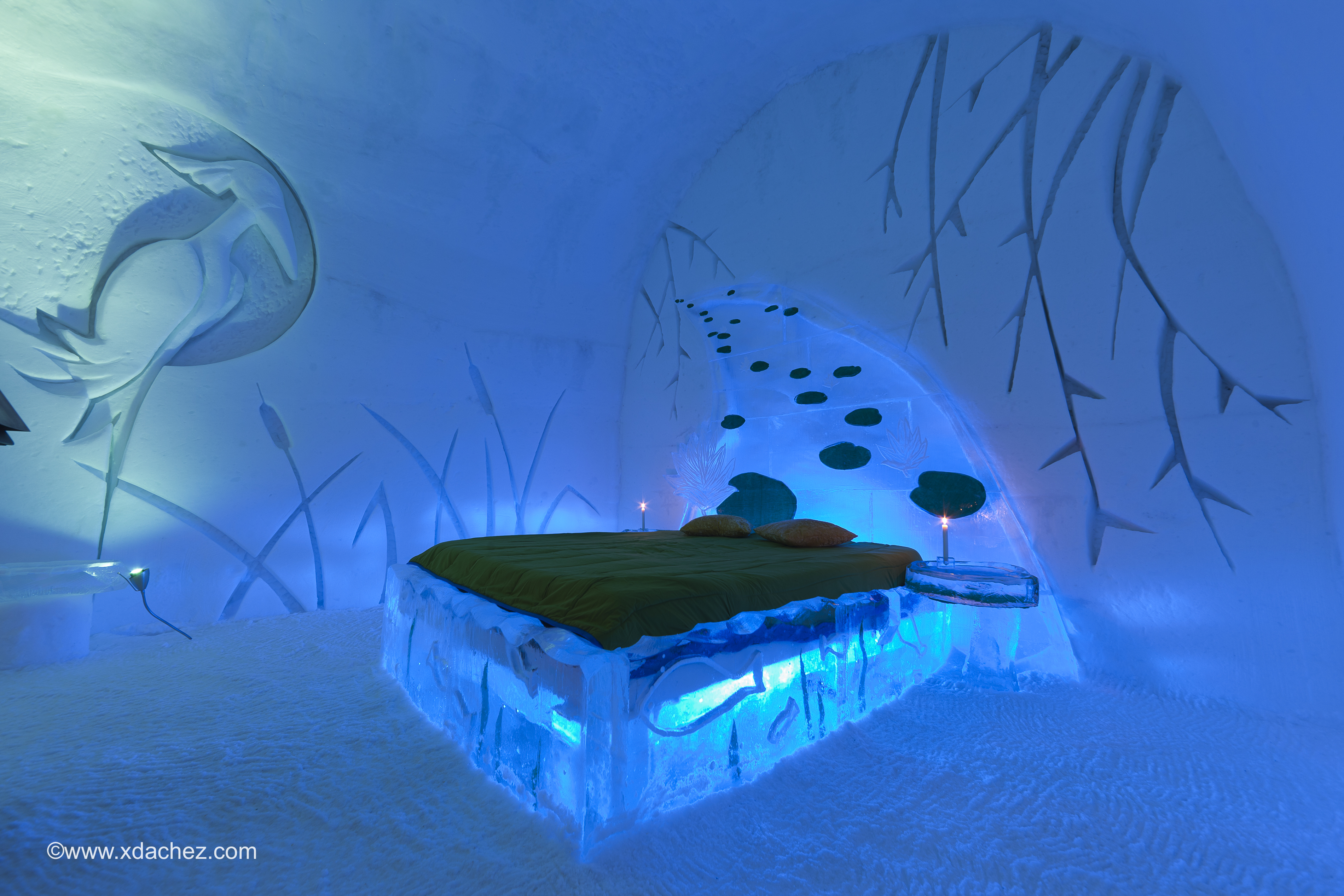 Hotel de Glace - niezwykły hotel z lodu