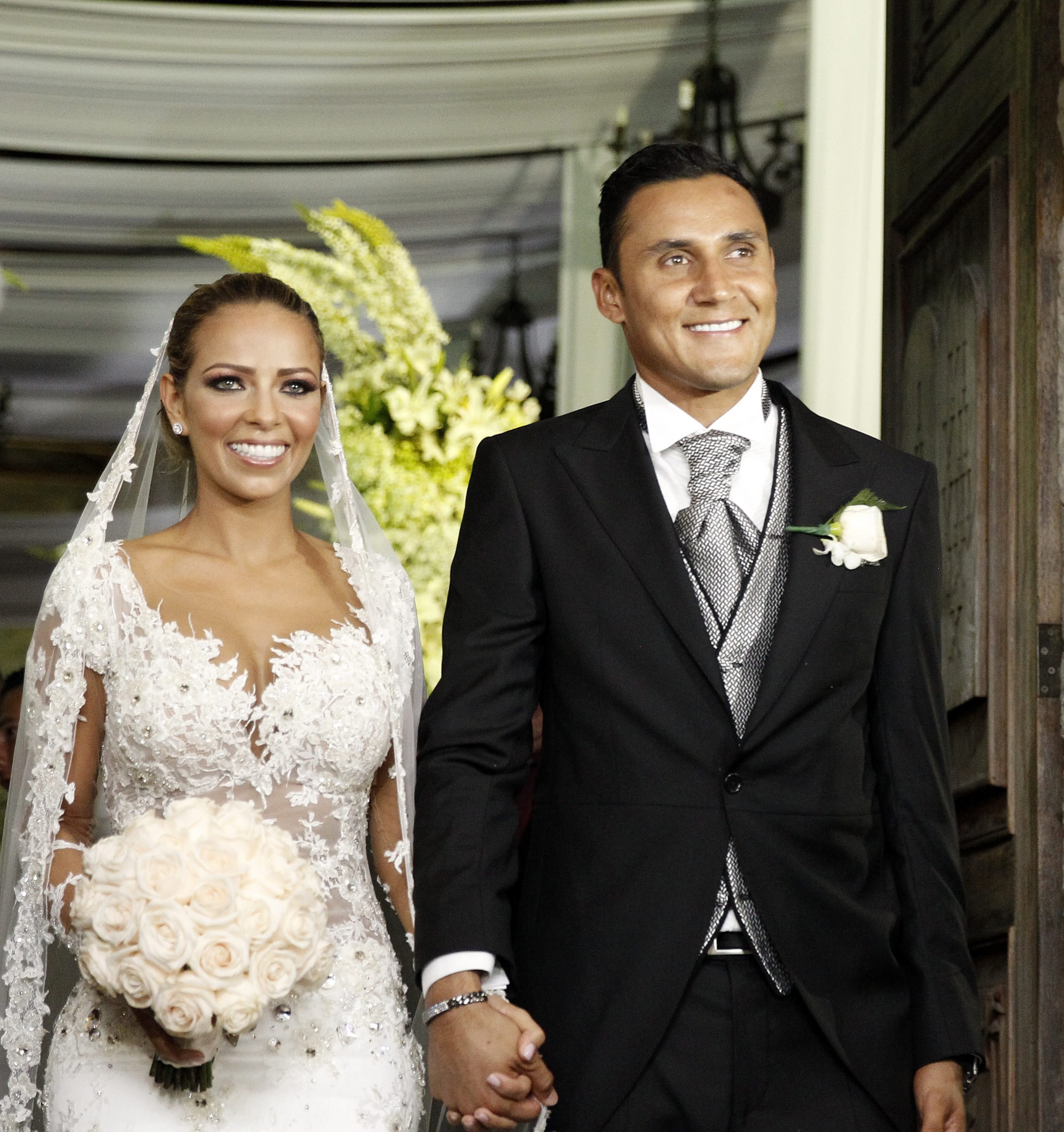 Keylor Navas i Andrea Salas