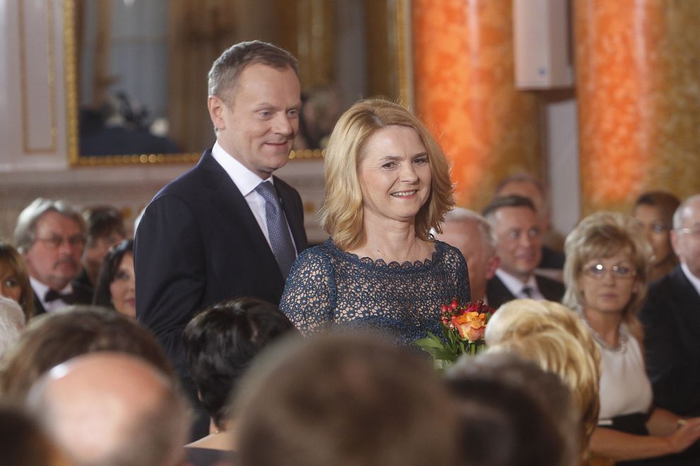 Donald i Małgorzata Tusk na gali rozdania Wiktorów