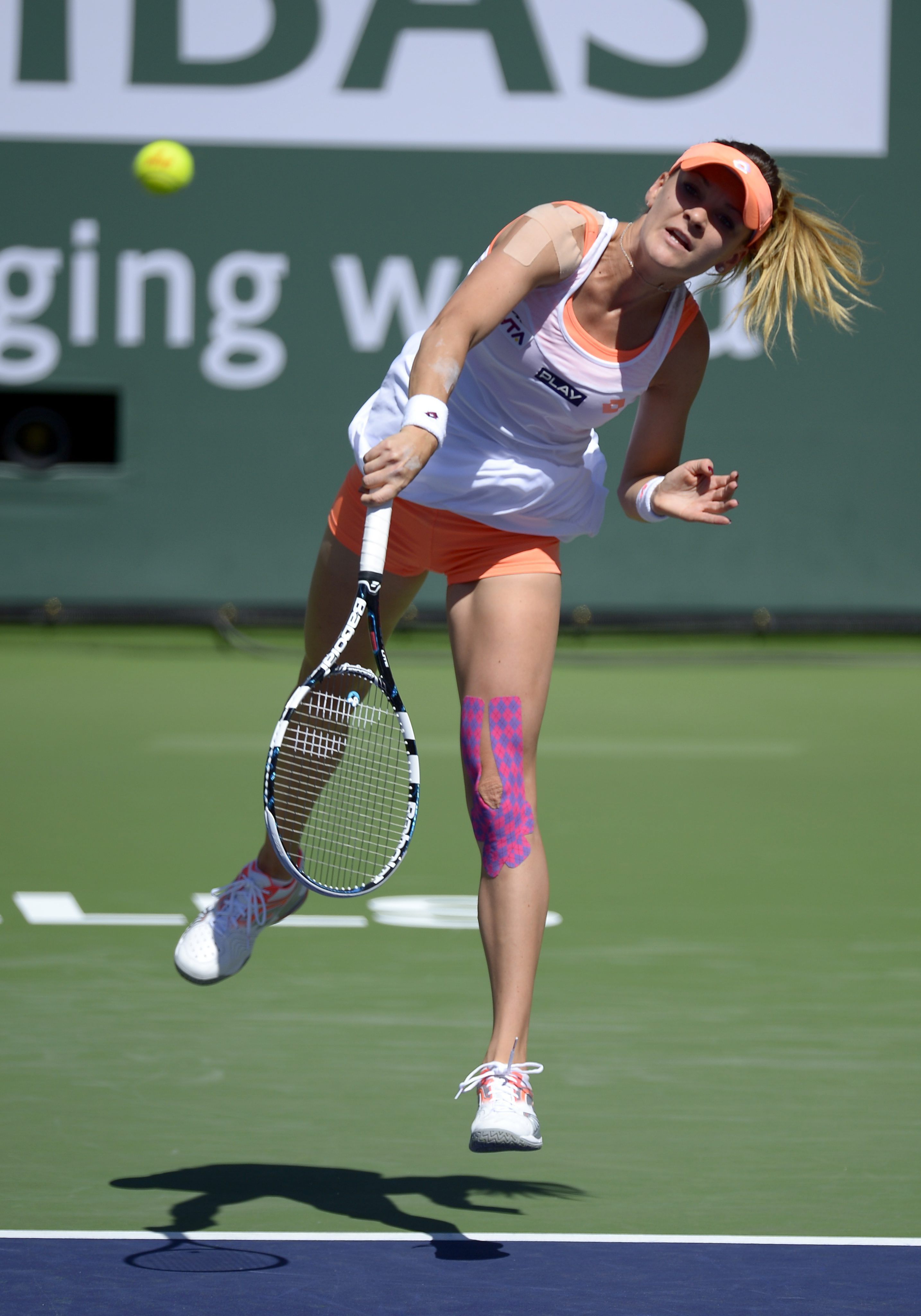 Agnieszka Radwańska w finale Indian Wells przegrała z bólem