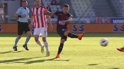 Cracovia - Pogoń (0:2): Kolejny strzał z daleka i znów gol! Grająca na luzie Pogoń imponowała skutecznością