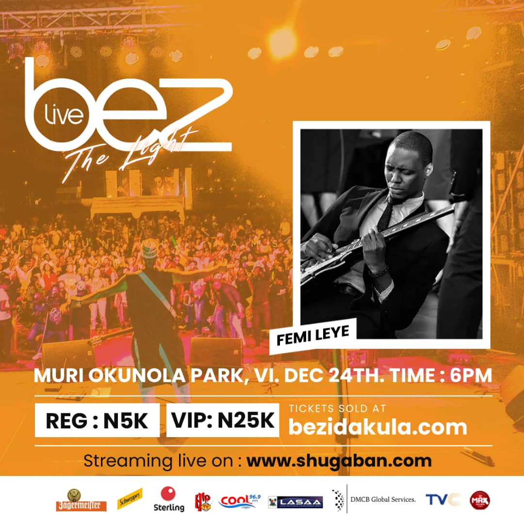 Bez set to thrill fans on Christmas eve at #BezLive2019