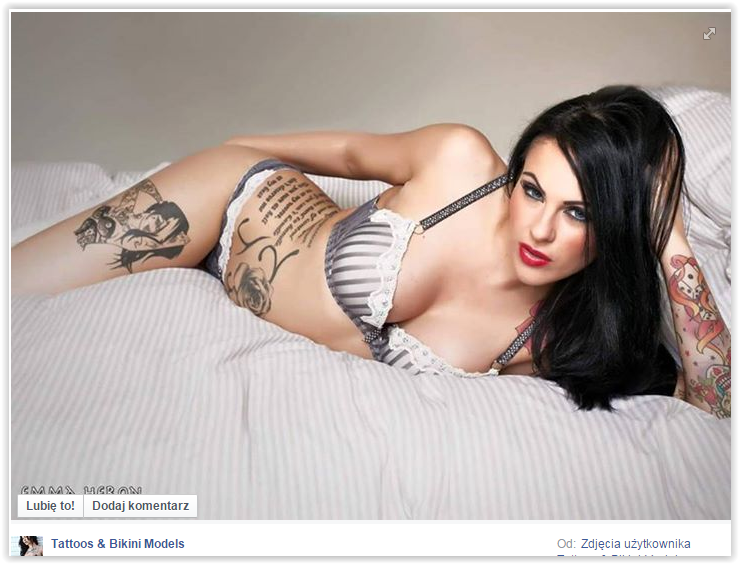 Wytatuowane modelki