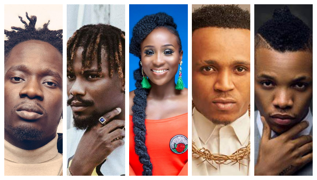 Mr Eazi, YCee, Aramide, Humblesmith, Tekno